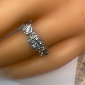 Judith Ripka Sterling Silver Fashion Ring